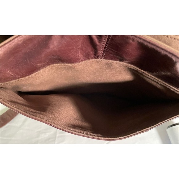 WILSONS Leather Pelle Studio Brown Leather Messenger Bag Great Condition - Picture 12 of 12